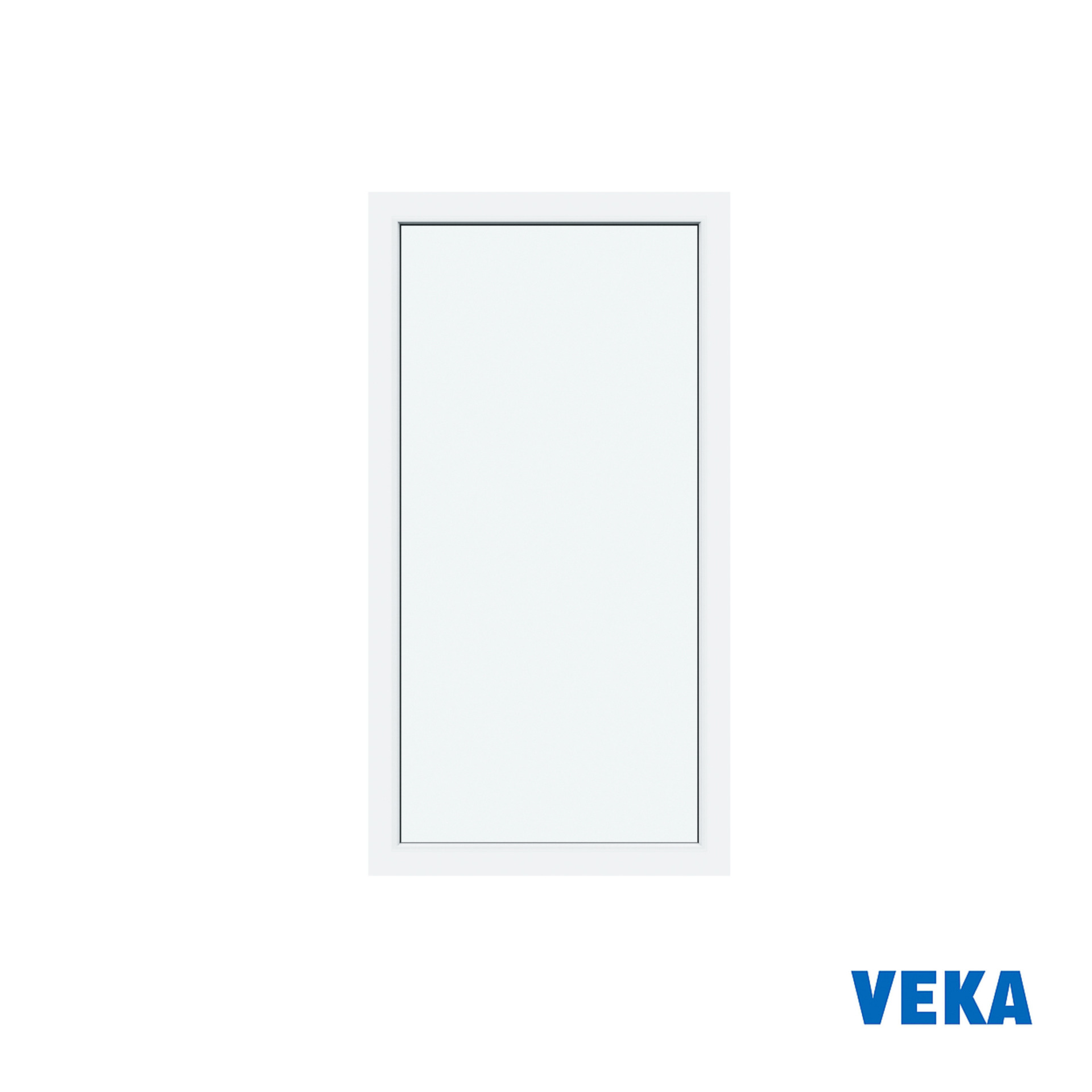 Пластиковое окно ПВХ VEKA глухое 1160x800мм (ВхШ) Двухкамерное