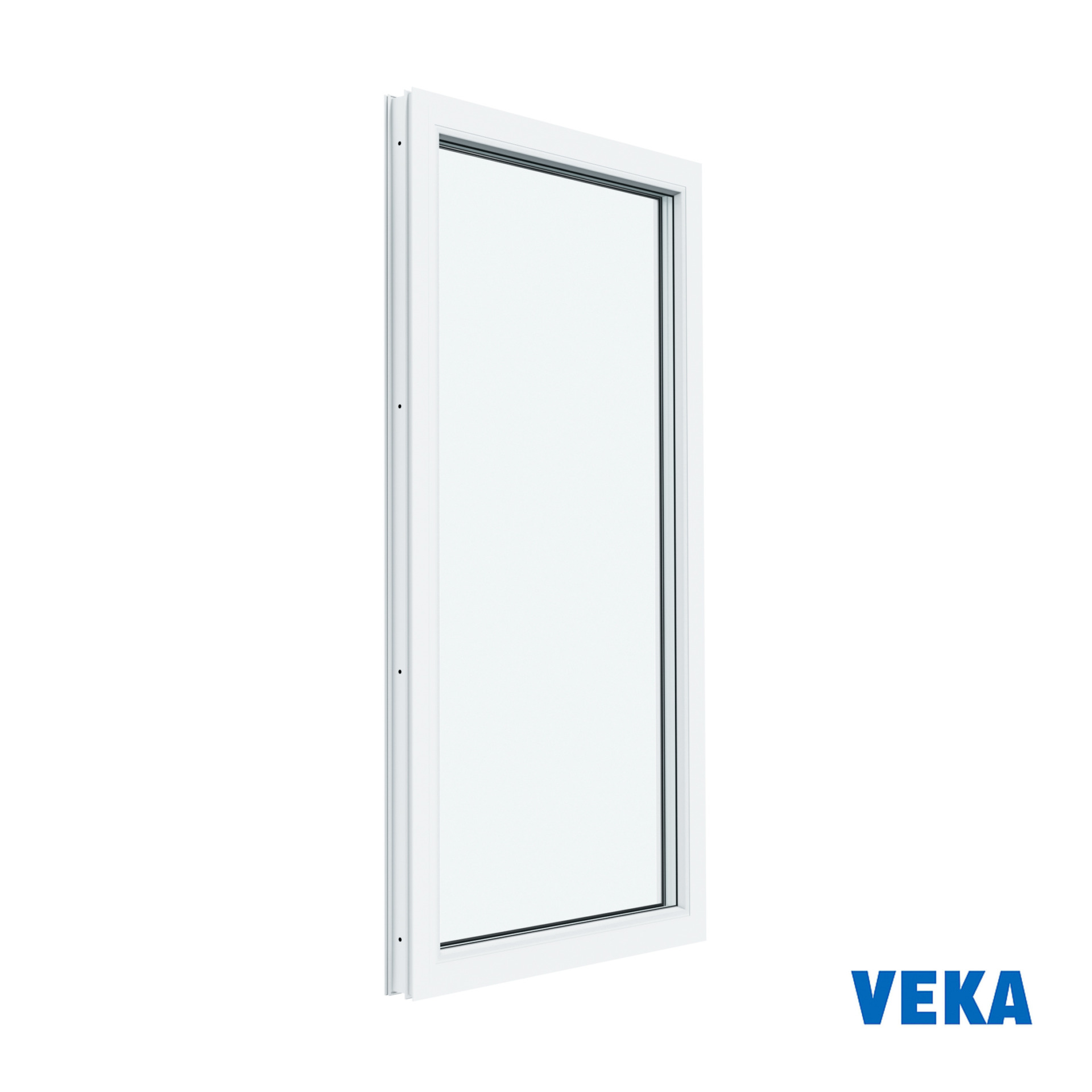 Пластиковое окно ПВХ VEKA глухое 1160x800мм (ВхШ) Двухкамерное